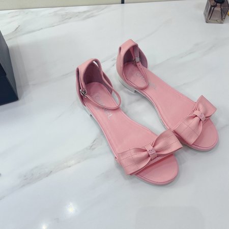 Chanel sandals lambskin