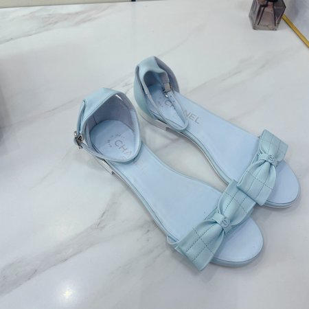 Chanel sandals lambskin