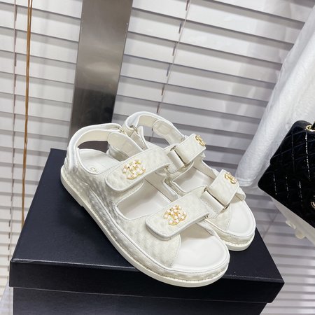 Chanel sheepskin shoes
