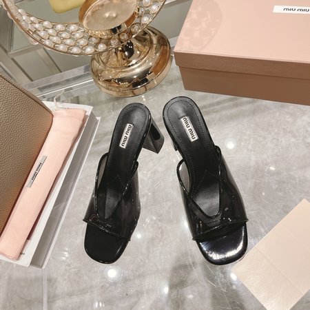 Miu Miu Green High Heel Sandals