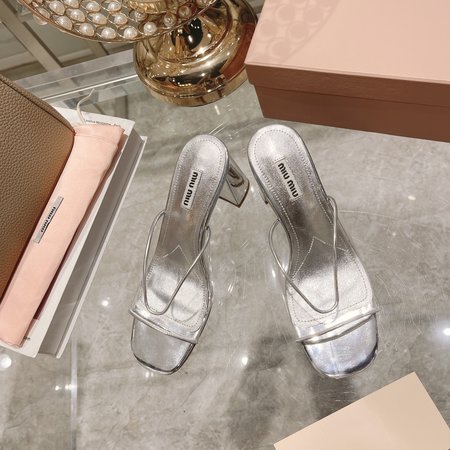 Miu Miu Green High Heel Sandals