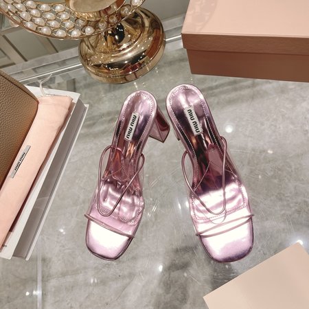 Miu Miu Green High Heel Sandals