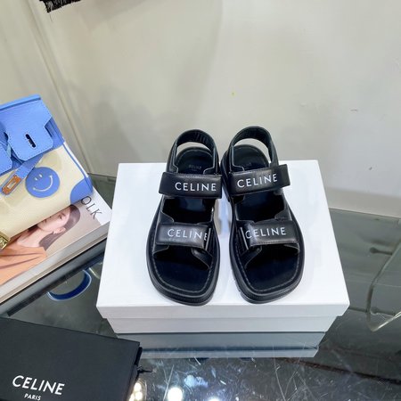 Celine Arc de Triomphe Beach Sandals