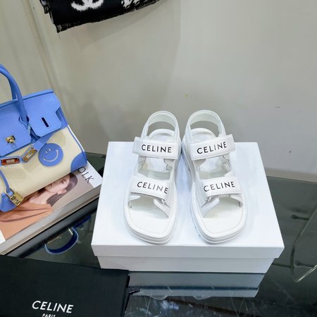 Celine Arc de Triomphe Beach Sandals