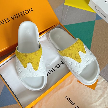 Louis Vuitton LV x NBA joint trainer slippers