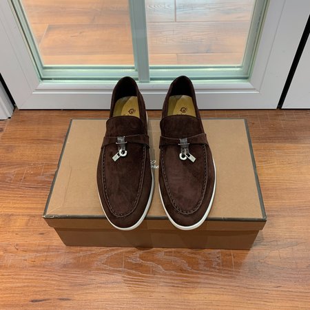 LP Suede Cashmere Loafers
