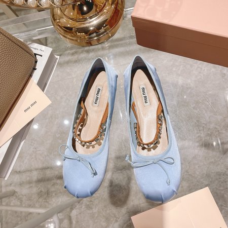 Miu Miu ballet shoes dancing shoes