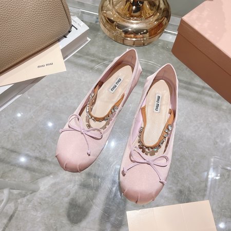 Miu Miu ballet shoes dancing shoes