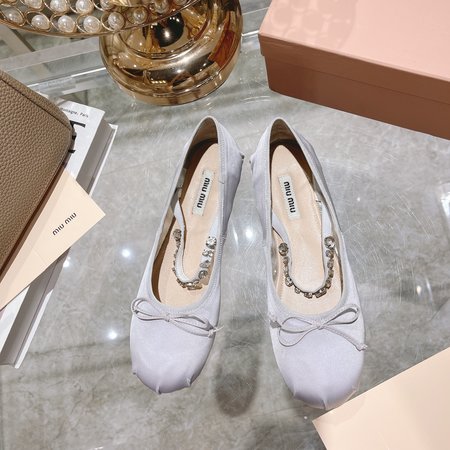 Miu Miu ballet shoes dancing shoes