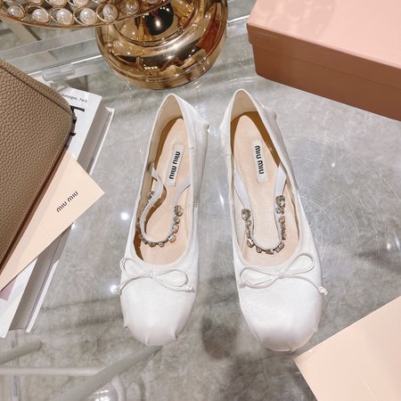 Miu Miu ballet shoes dancing shoes