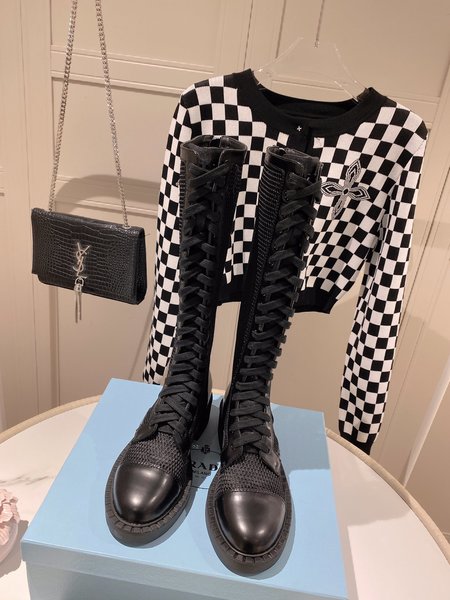 Prada 2 new hollow mesh boots series