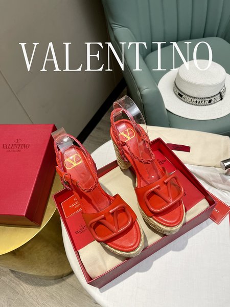 Valentino Women s sandals with V-shaped hardware