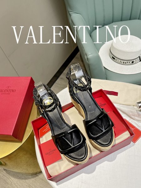 Valentino Women s sandals with V-shaped hardware