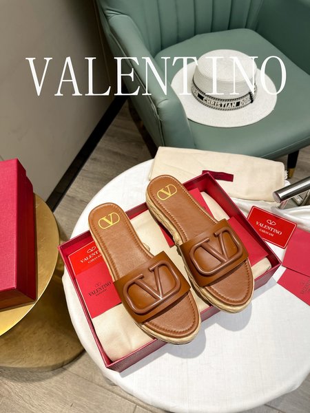 Valentino Women s sandals with V-shaped hardware