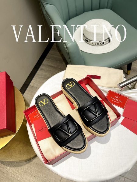 Valentino Women s sandals with V-shaped hardware