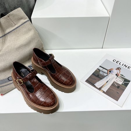 Celine Platform Arc de Triomphe Mary Jane loafers