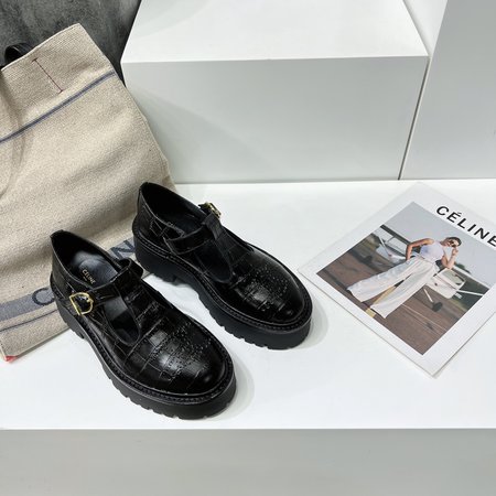 Celine Platform Arc de Triomphe Mary Jane loafers