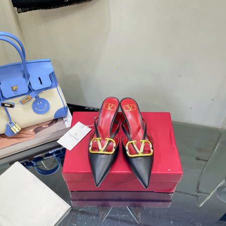 Valentino big V buckle sandals