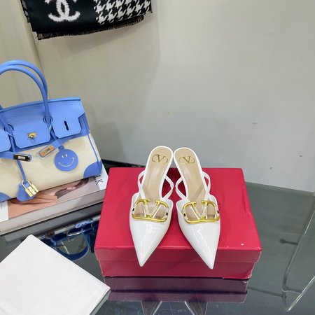 Valentino big V buckle sandals