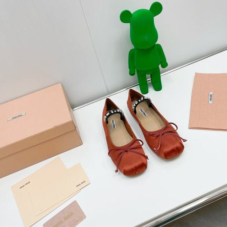 Miu Miu soft ballet shoes