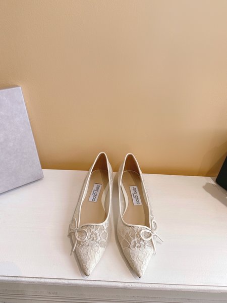 Jimmy Choo mid heel slippers