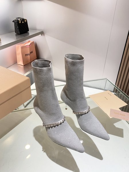 Miu Miu sock boots