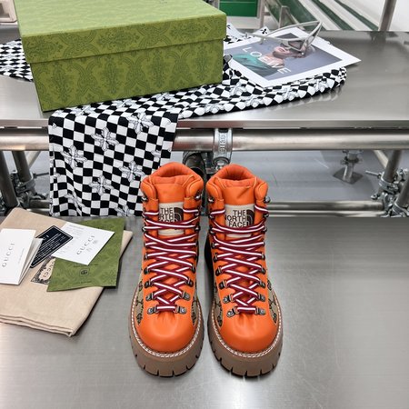 Gucci x The North Face Couple Rider Boots