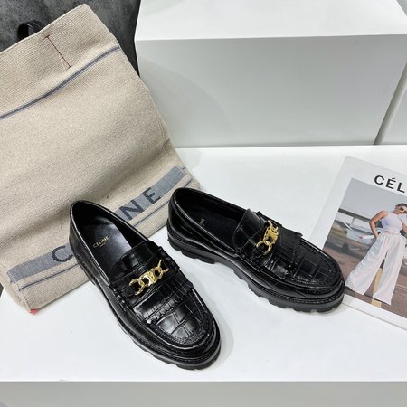 Celine Arc de Triomphe Tassel Loafers