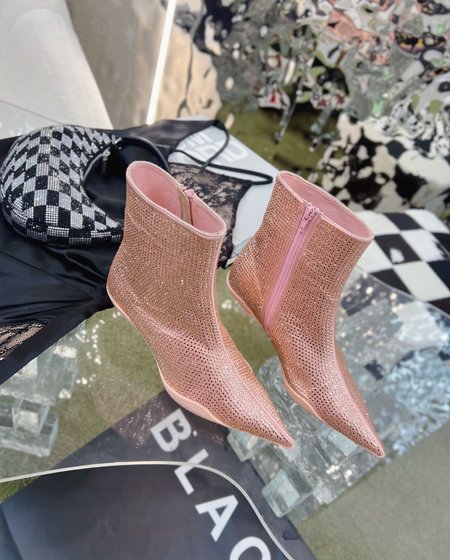 Prada Kitten Heels colorful drill boots