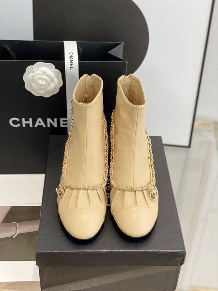 Chanel elastic boots