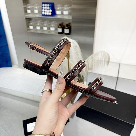 Chanel chain sandals
