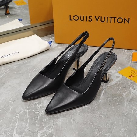 Louis Vuitton Sparkle slingback high heels