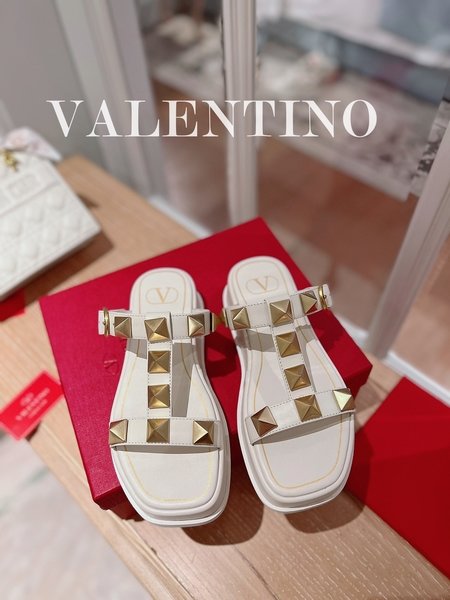 Valentino Studded metal element thick-soled sandals