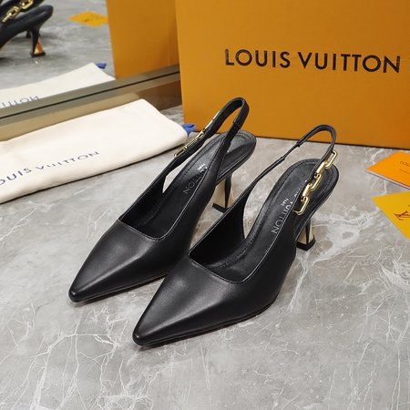 Louis Vuitton Sparkle slingback high heels