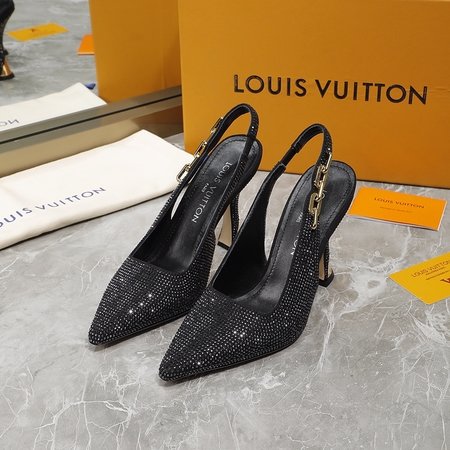 Louis Vuitton Sparkle slingback high heels