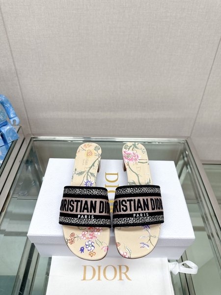 Dior Cotton slippers