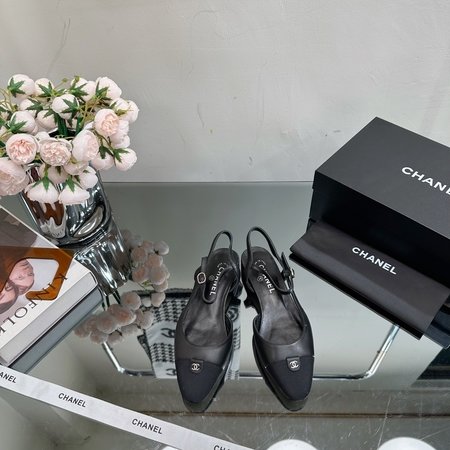Chanel pointed toe sandals