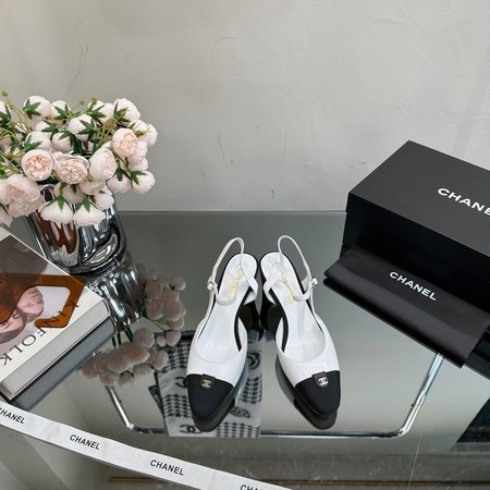 Chanel pointed toe sandals