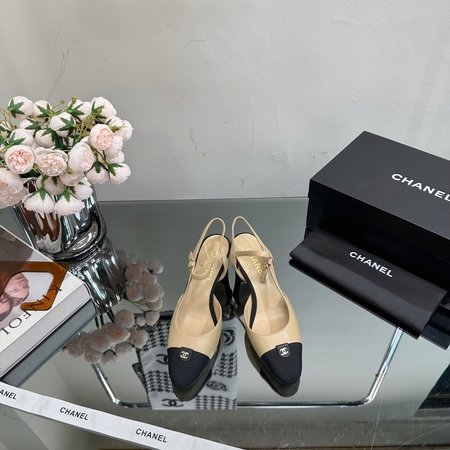 Chanel pointed toe sandals