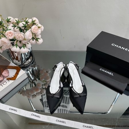 Chanel pointed toe sandals