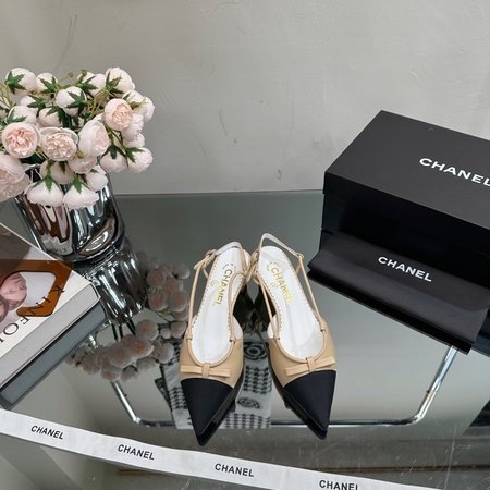 Chanel pointed toe sandals