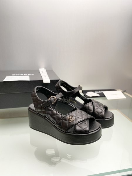 Chanel CC sandals