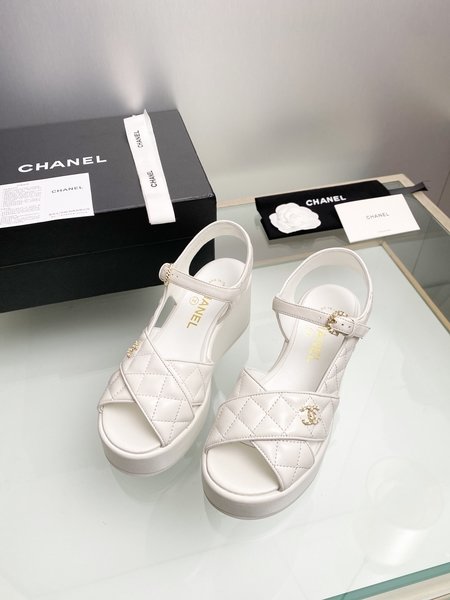 Chanel CC sandals