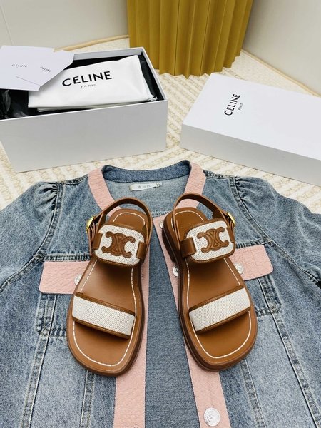 Celine retro fashionable roman sandals