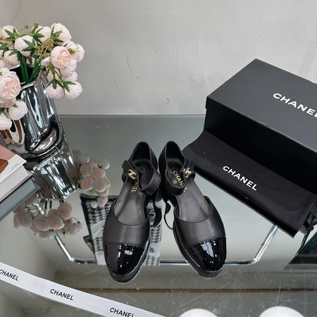 Chanel mary jane hollow sandals