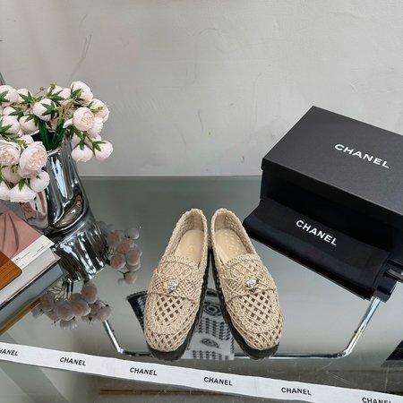 Chanel platform slippers