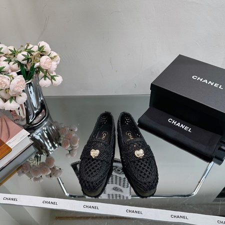 Chanel platform slippers