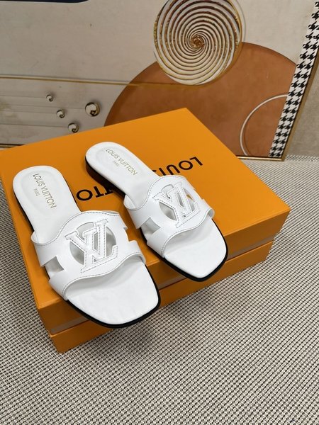 Louis Vuitton Sheep lined slippers