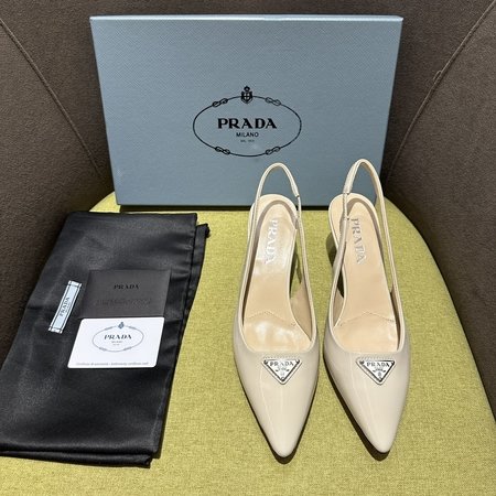 Prada patent leather high heels