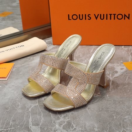 Louis Vuitton Italian genuine leather outsole slippers